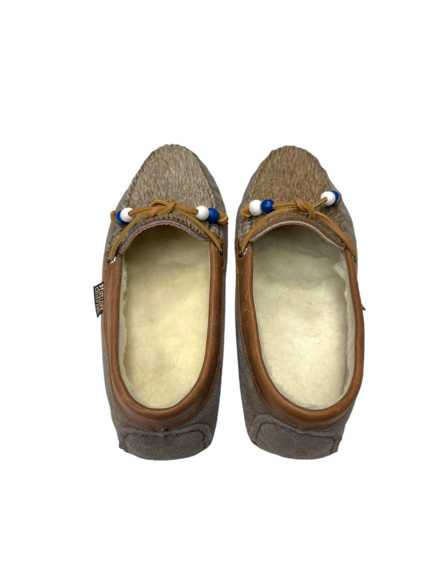 Shoes Flats By Clothes Mentor In Grey, Size: 6.5