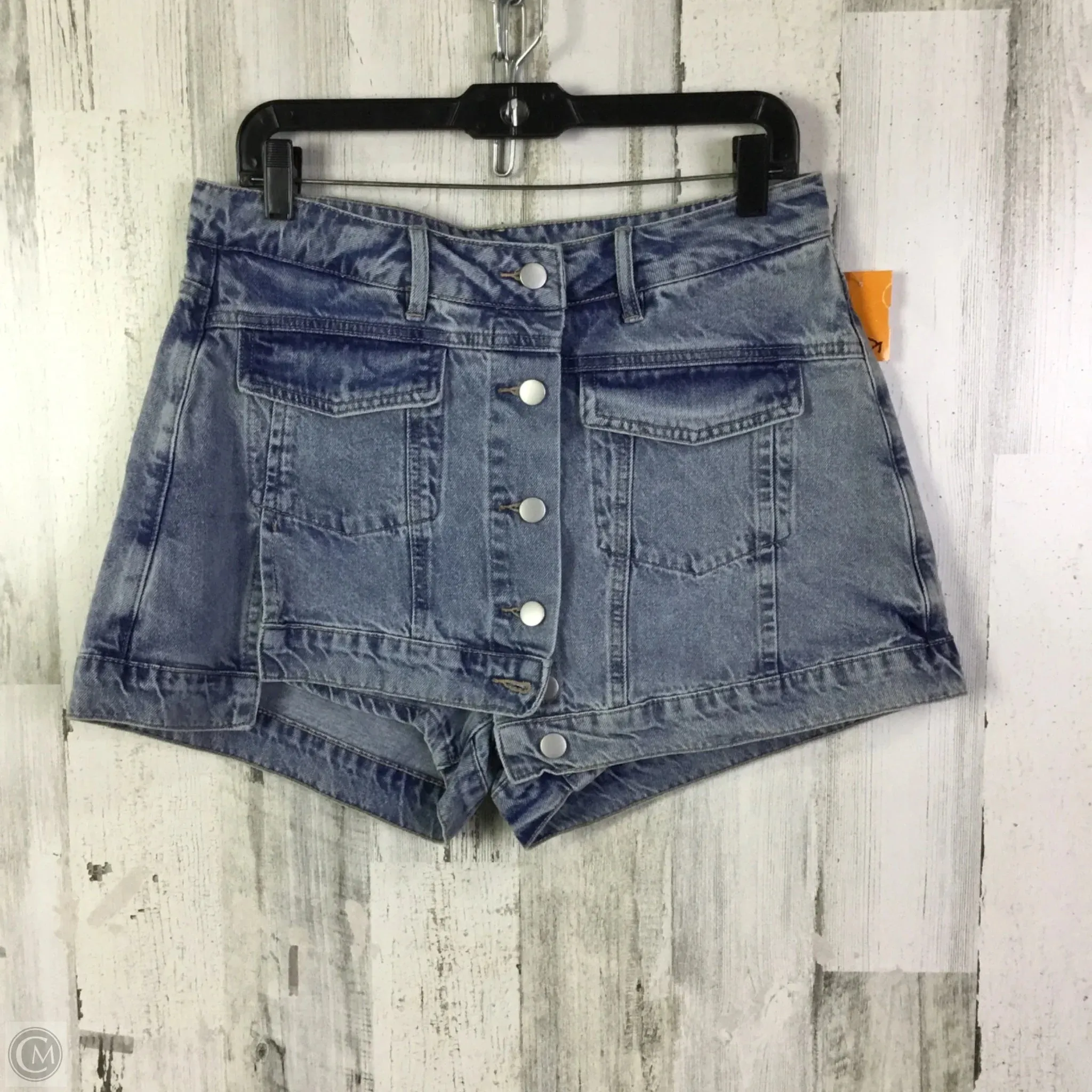 Shorts By Shein In Blue Denim, Size: 12