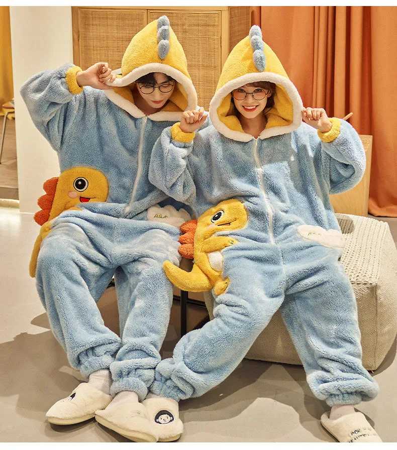 SnuggleBuddy Cartoon Onesie Pajamas