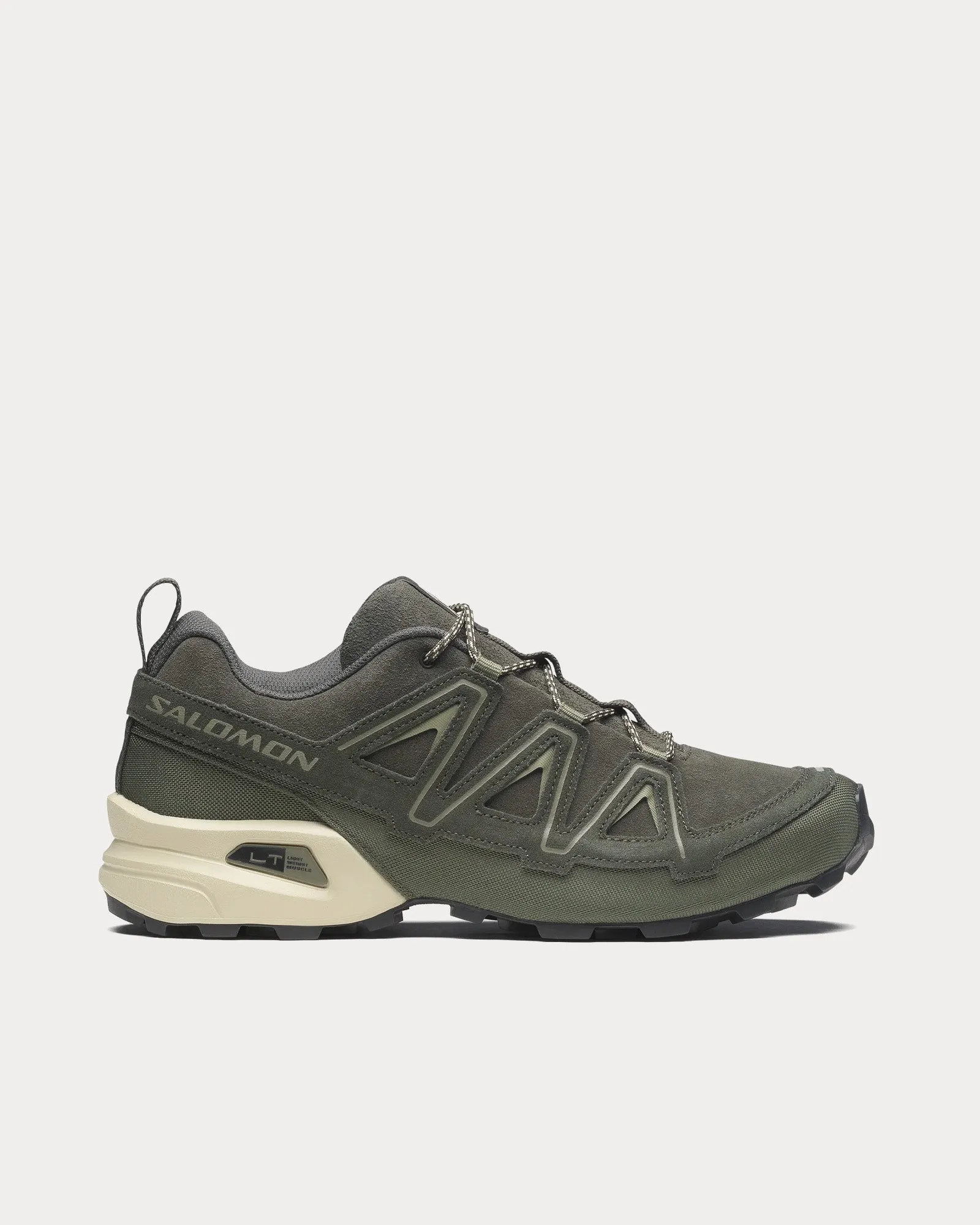 Speedcross 3 Expanse Leather Peat / Deep Lichen Green / Green Haze Low Top Sneakers