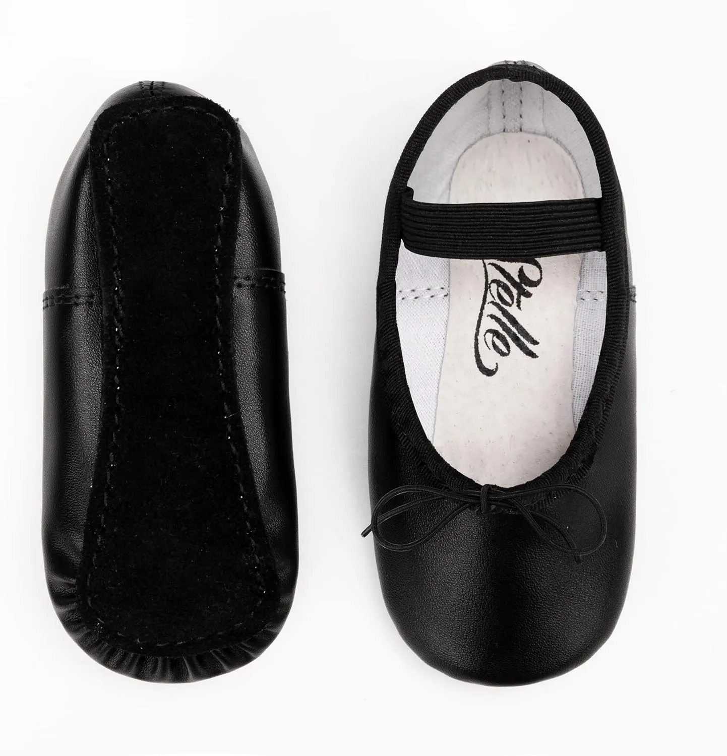 Stelle Ballet Shoes for Girls Toddler Dance Slippers PU Leather Boys Ballerina Shoes for Toddler/Little Kid/Big Kid/Women