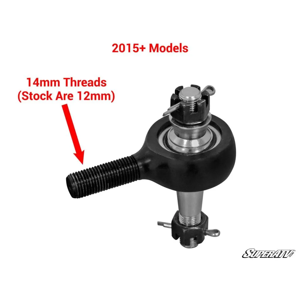 SuperATV Polaris RZR XP 1000 Z-Bend Tie Rod Kit - Replacement for SuperATV Lift Kits
