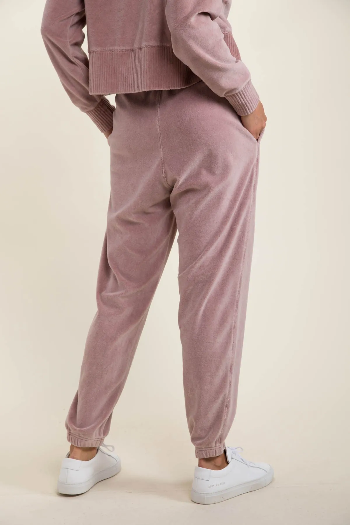 Tapered Velour Joggers