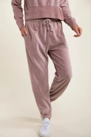 Tapered Velour Joggers