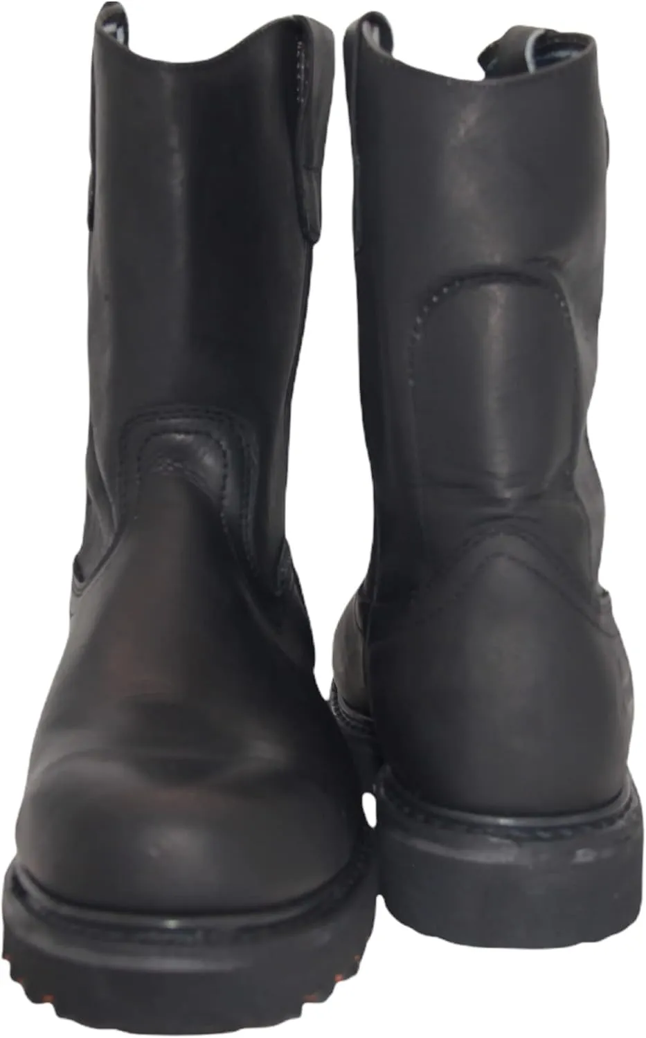 The Western Shops Men's 9" Pull-On Steel Toe Leather Work Boot