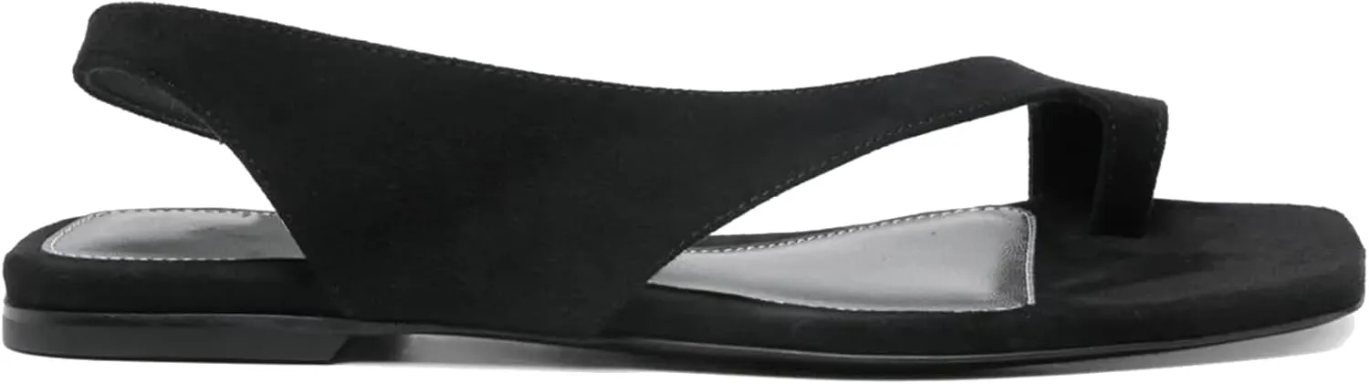 Thong Flat Sandals for Women Flip Flop Open Toe Slingback Flats Slip on Casual Summer Beach Sandals