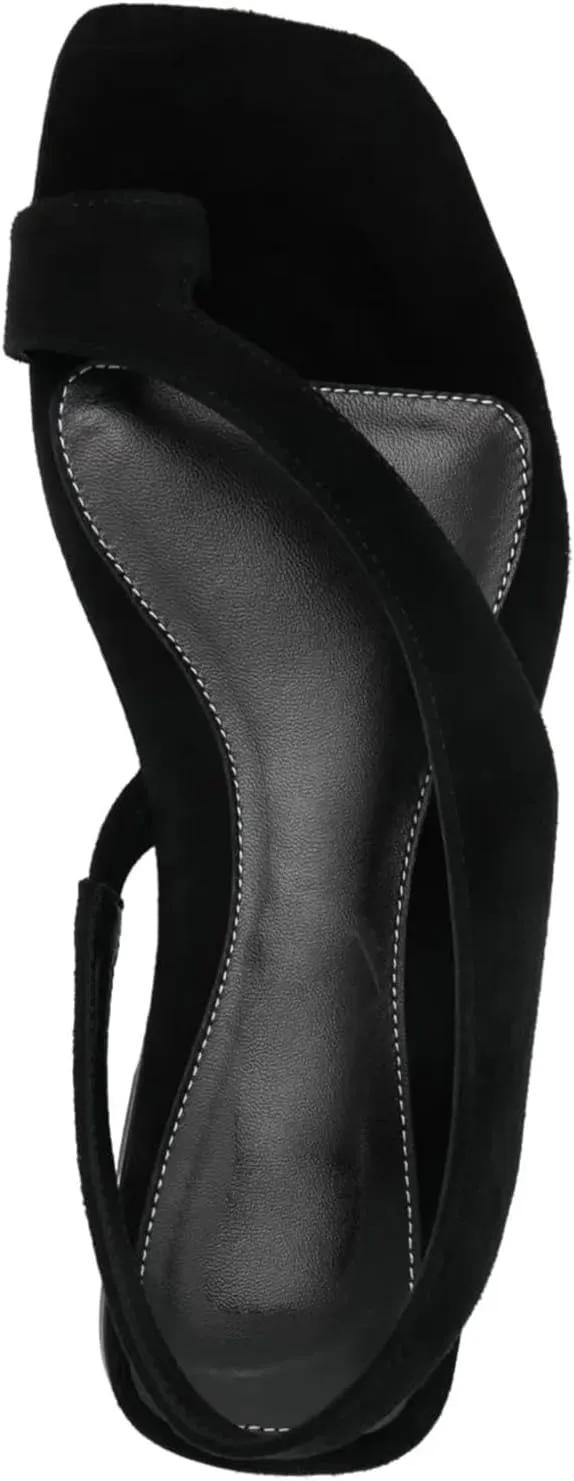 Thong Flat Sandals for Women Flip Flop Open Toe Slingback Flats Slip on Casual Summer Beach Sandals