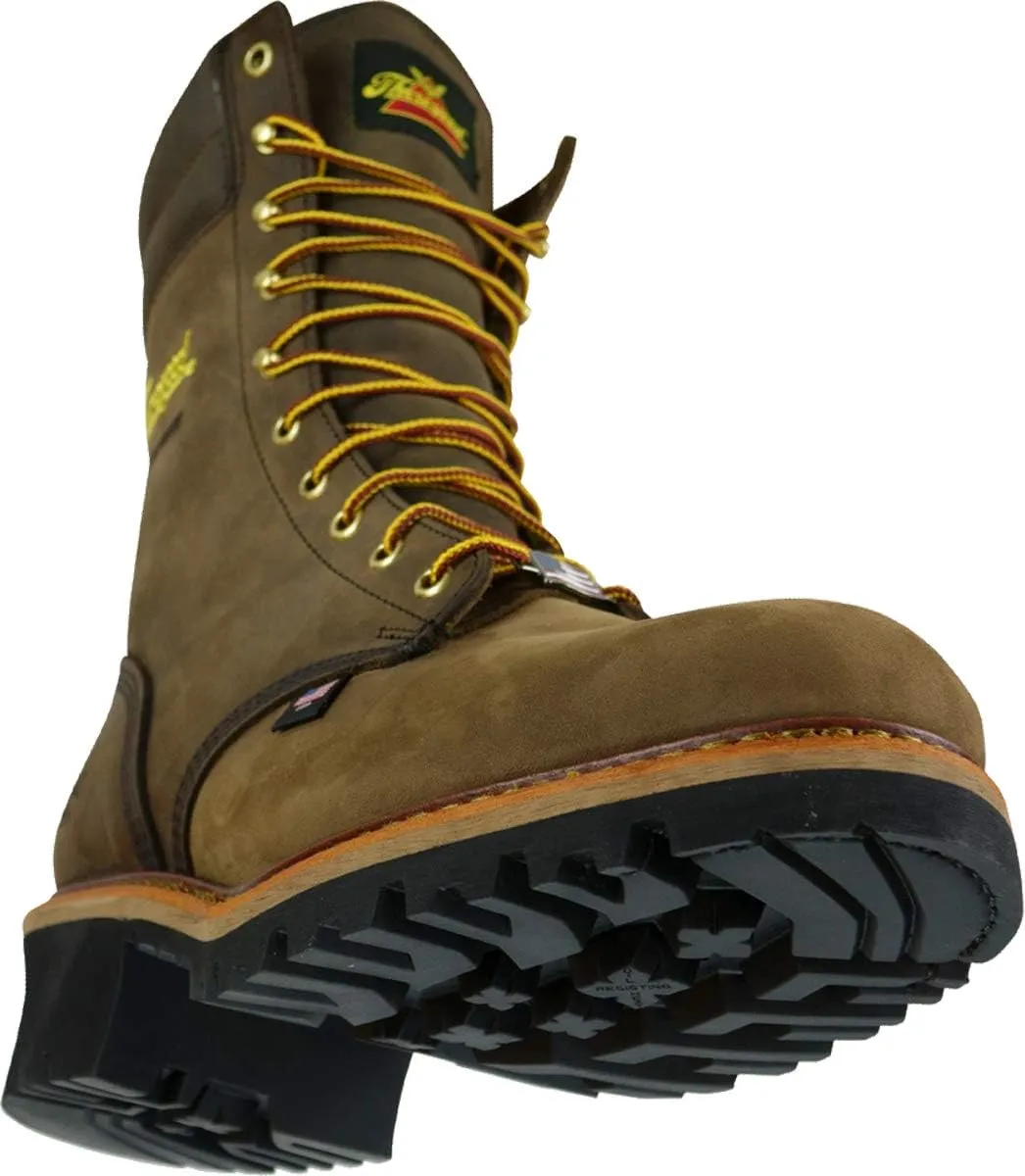 Thorogood V-Series 6 Waterproof Composite Toe Work Boots for Men - Premium Leather with Goodyear Storm Welt, Comfort Insole, and Chevron Traction Outsole; ASTM Rated