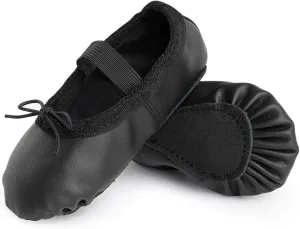 Toddler Ballet Shoes for Girls Baby Ballet Slippers Leather Full Sole Women Ballerina Dance Shoes