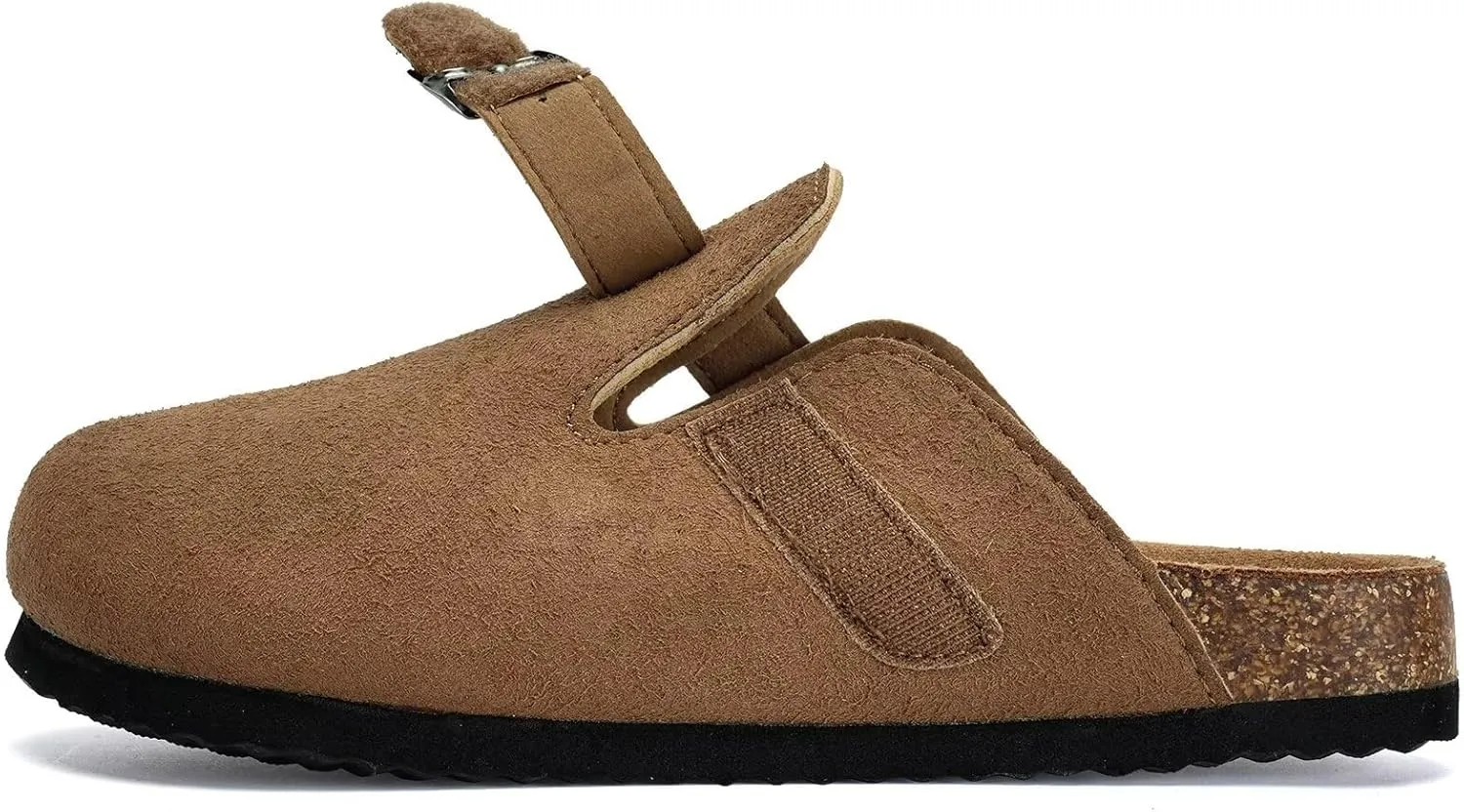 Torotto Kids Clogs Cork Footbed Slippers Arch Support Potato Shoes with Adjustable Buckle for Boys Girls