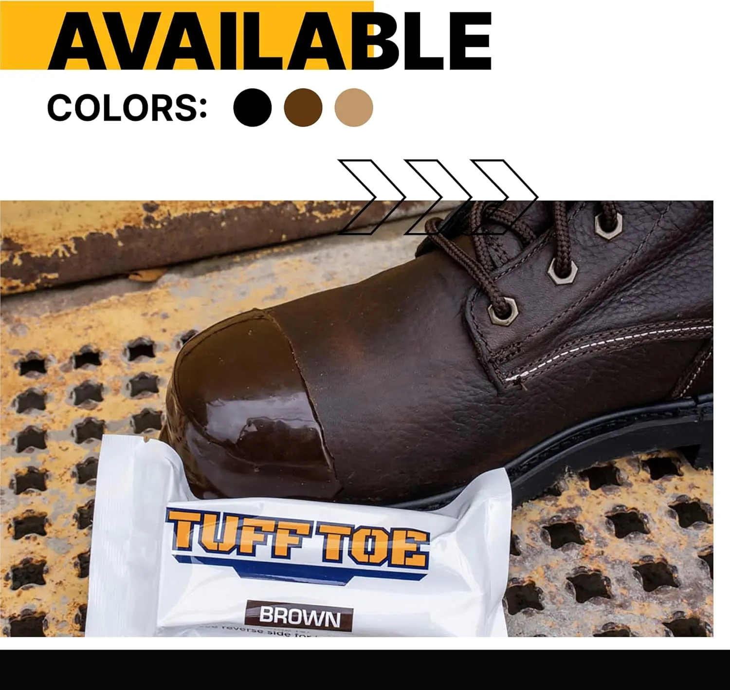 Tuff Toe Boot Protector Guard Cover Dip | Waterproof Shoe Repair Glue Adhesive