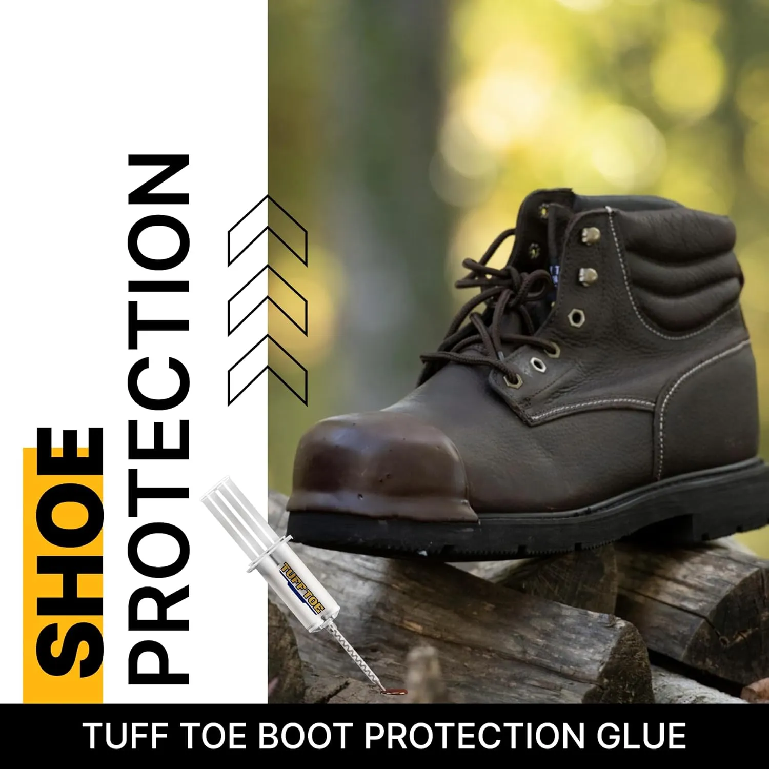 Tuff Toe Boot Protector Guard Cover Dip | Waterproof Shoe Repair Glue Adhesive