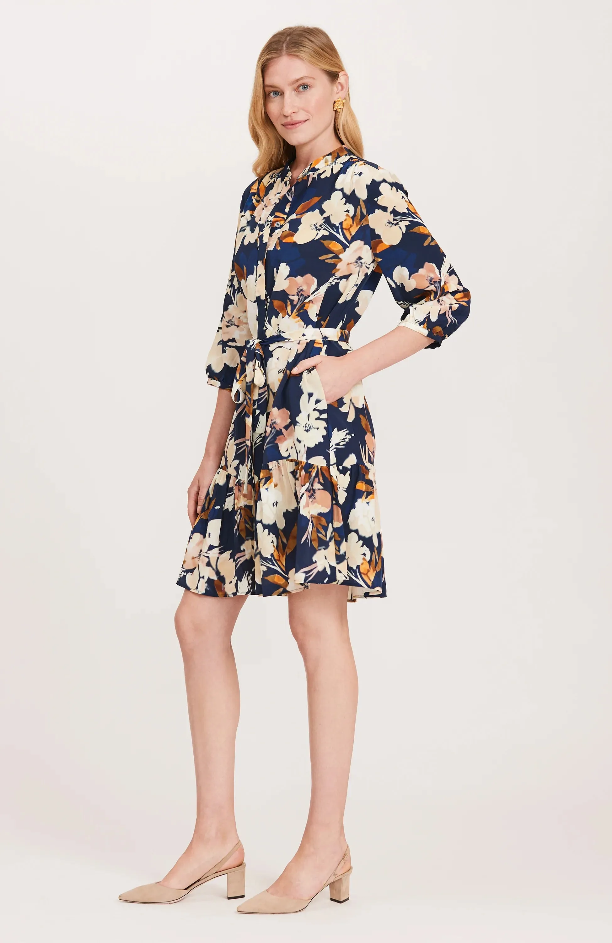 Tyler Boe Petra Floral Print Dress
