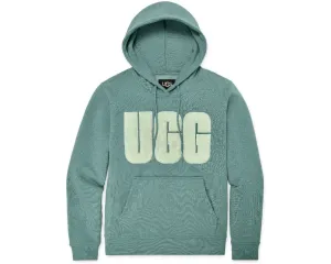 Ugg Rey Fuzzy Logo Hoodie Women's- Deep Ice, Dee Ice