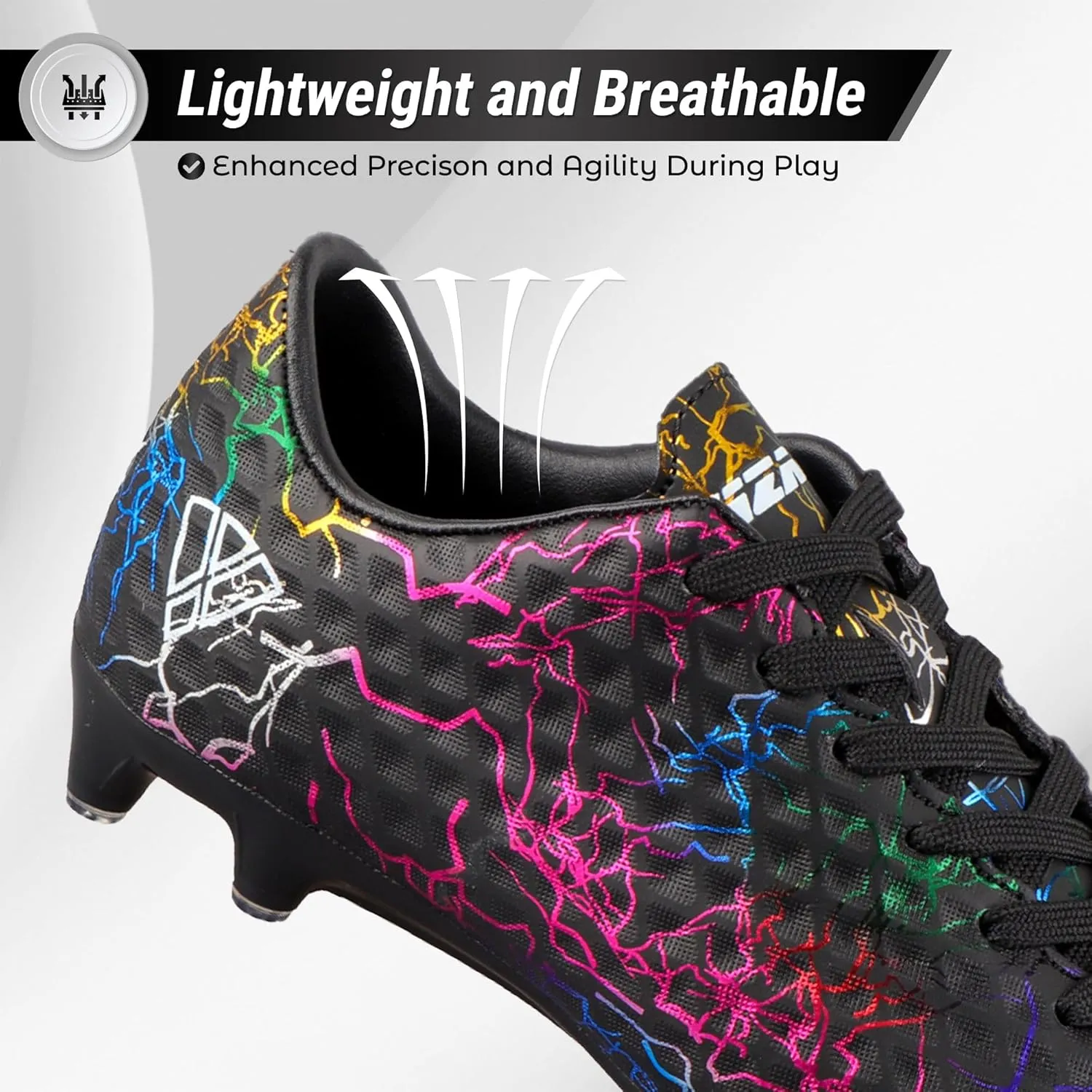 Vizari Zodiac Firm Ground Soccer Cleats for Boys and Girls | Lightweight & Durable Football Shoes with Molded TPU Outsole | Youth Cleats with Secure Lace-Up Closure for Maximum Traction & Performance
