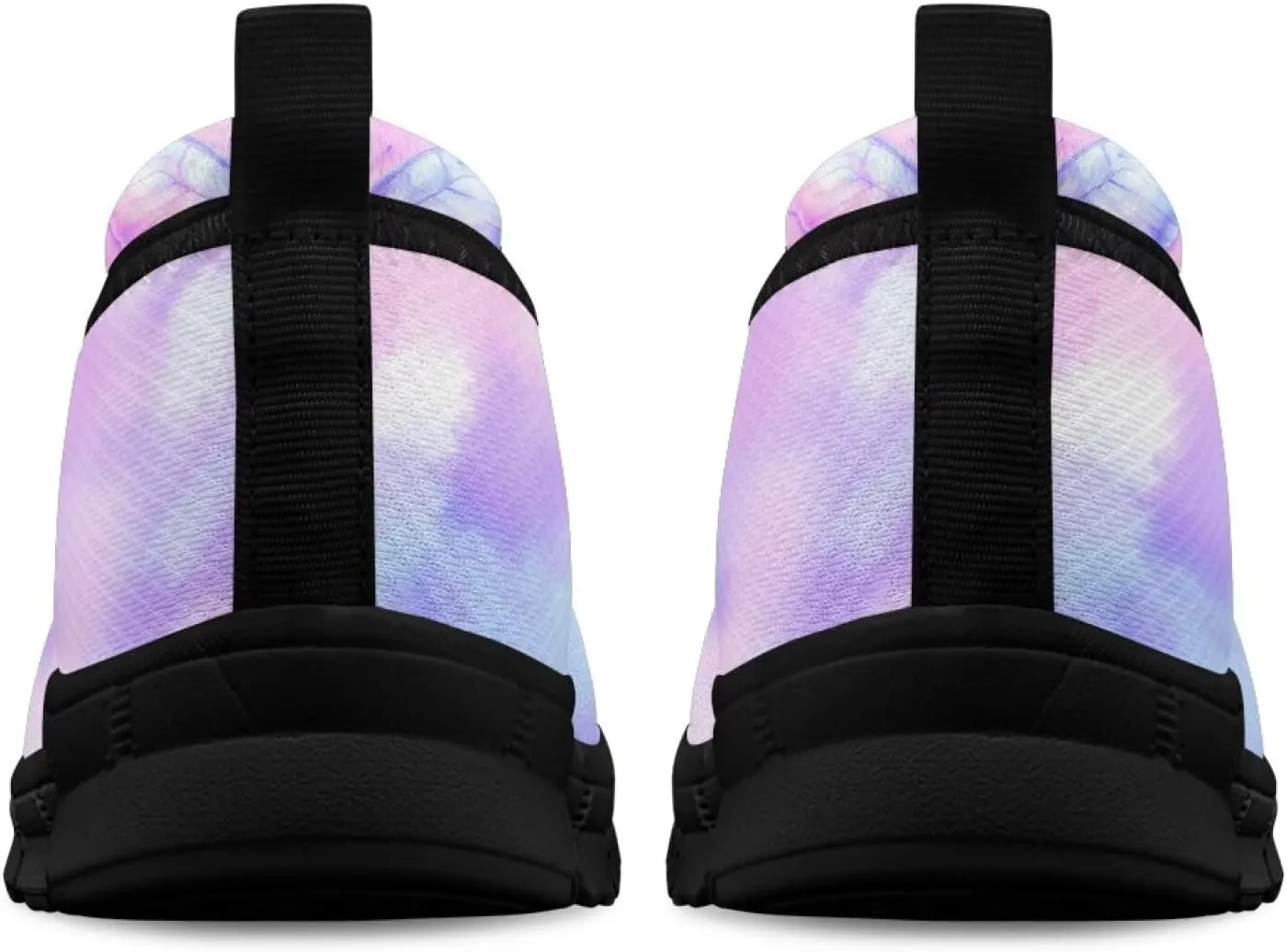 Women Slip On Shoes Sneakers for House Outdoor Breathable Lightweight Loafers Fashion Comfortable Sneakers Size 6-11 Black Sole