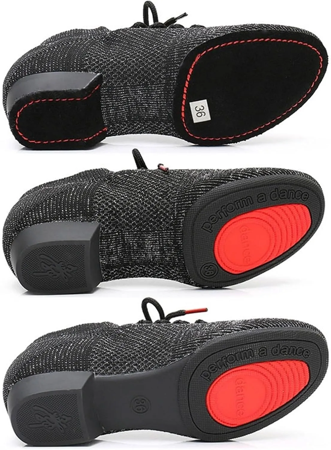 Women's Latin Dance Shoes Jazz Dance Shoes Women Line Dancing Shoes Soft Bottom Woman Dance Sneakers Casual Slippers Female