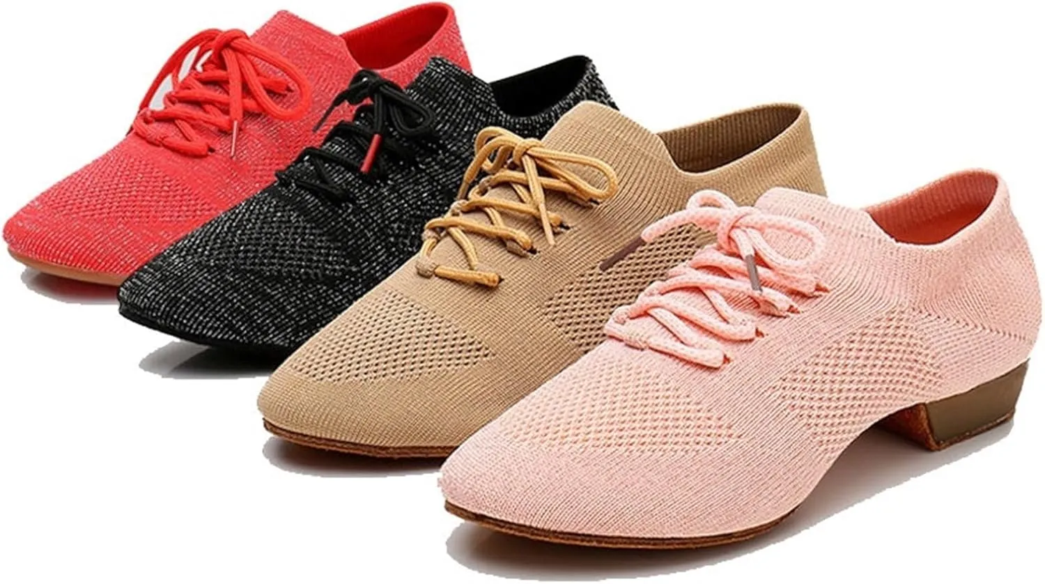 Women's Latin Dance Shoes Jazz Dance Shoes Women Line Dancing Shoes Soft Bottom Woman Dance Sneakers Casual Slippers Female