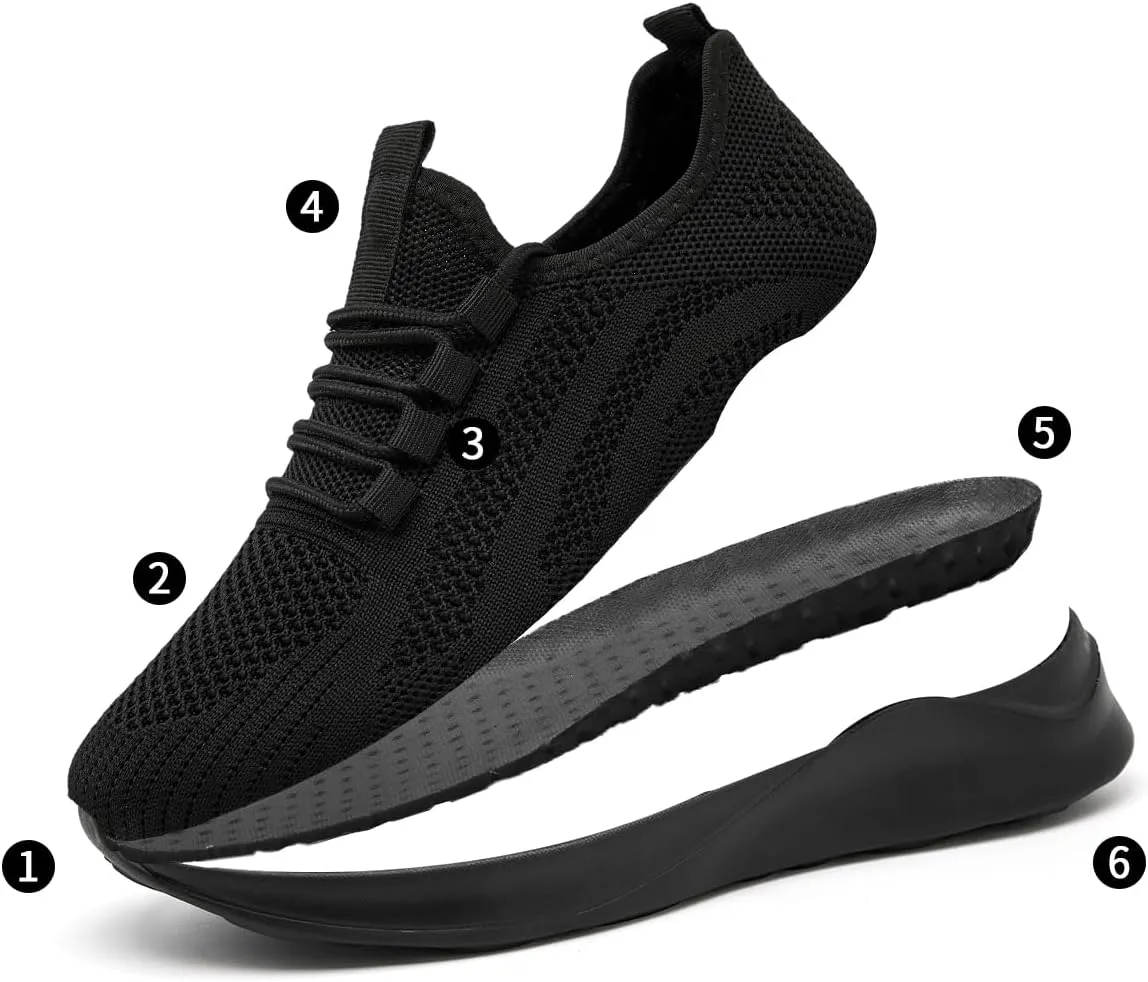 Womens Running Shoes Lightweight Comfortable Walking Fashion Gym Sneakers Non Slip Workout Tennis Shoes