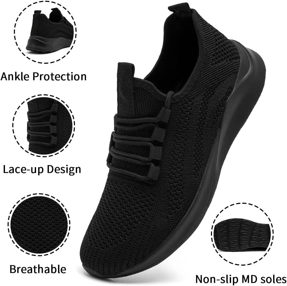 Womens Running Shoes Lightweight Comfortable Walking Fashion Gym Sneakers Non Slip Workout Tennis Shoes