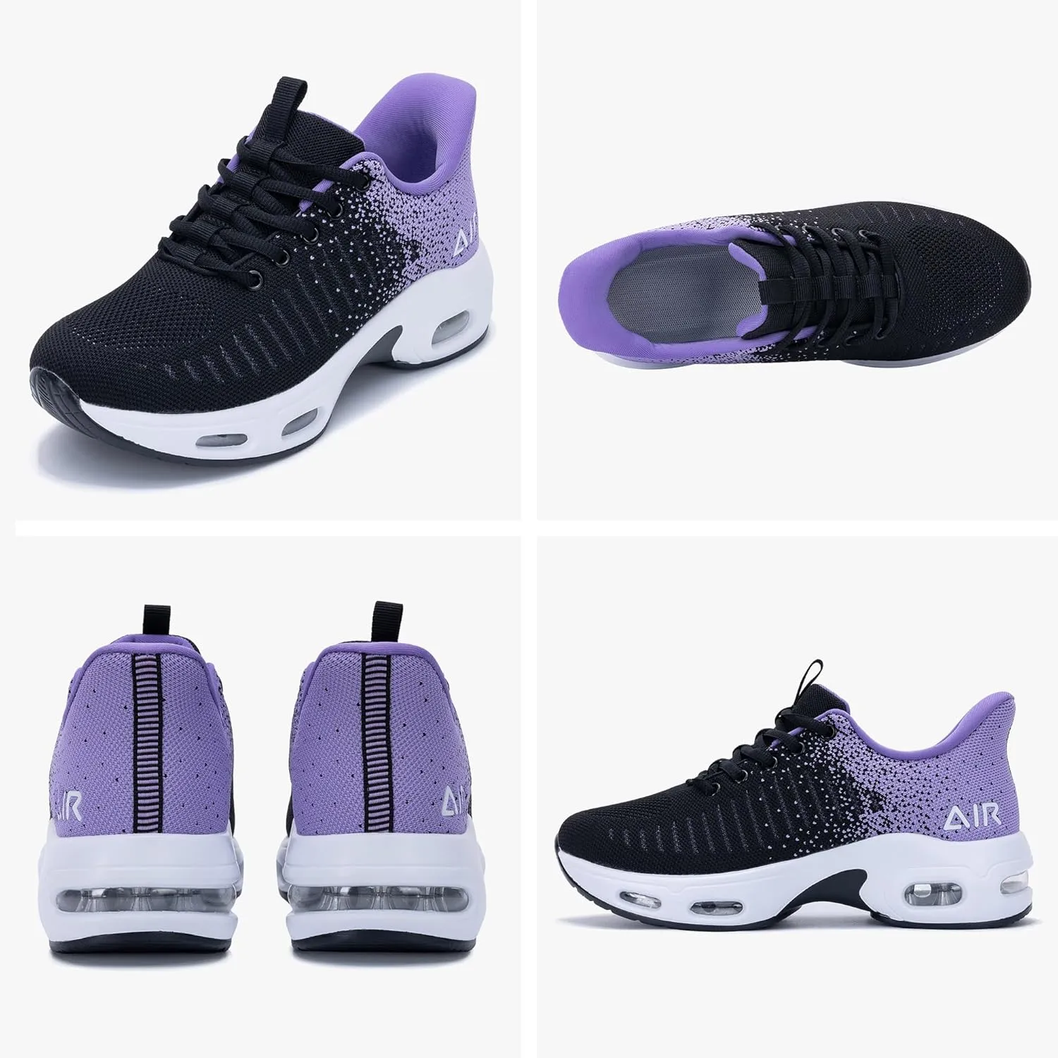 Women's Walking Shoes Slip On Sneakers, Easy Put On Air Tennis Shoes for Ladies