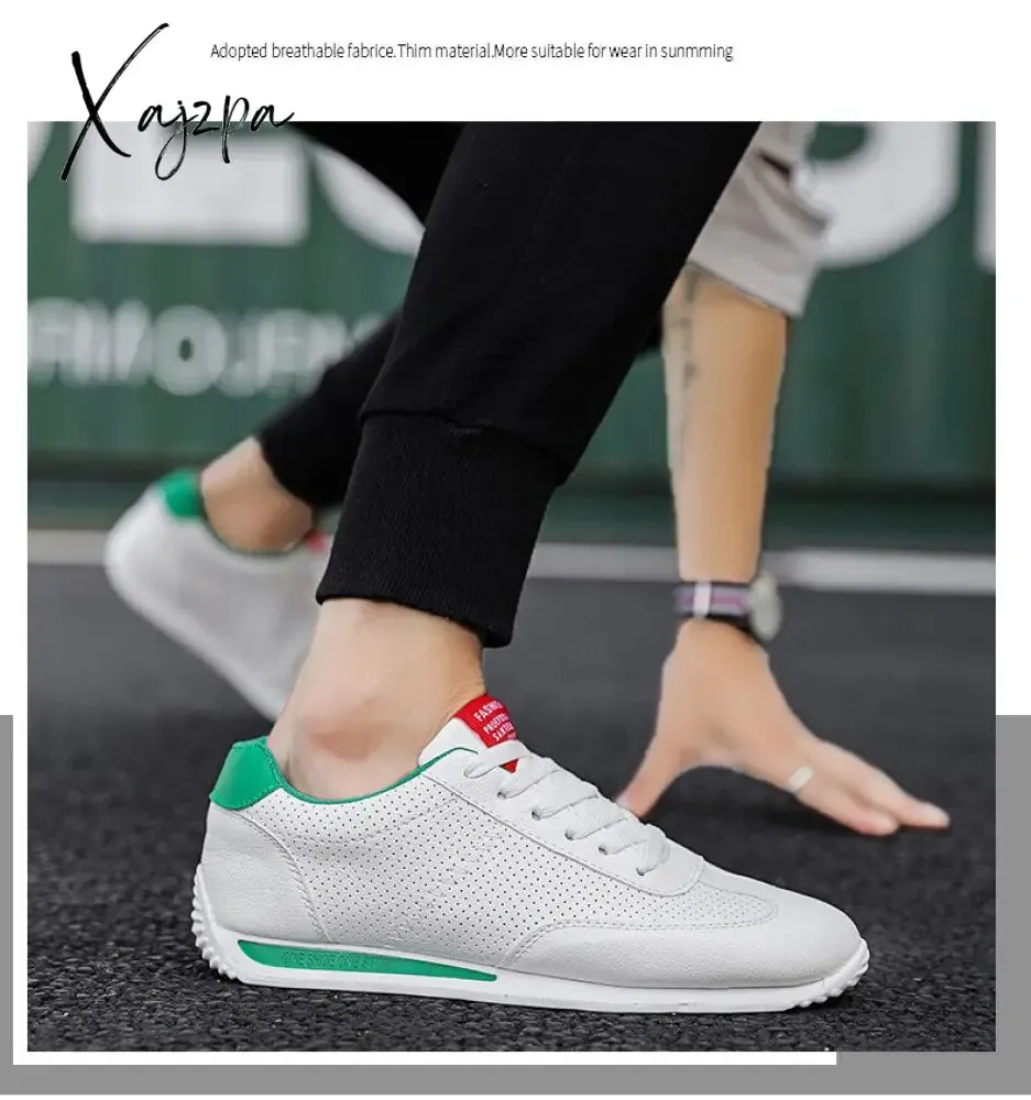 Xajzpa - White Sneakers Shoes Men Comfortable Walking Shoes For Men Summer Women Casual Running Sport Vulcanized Sneakers Men