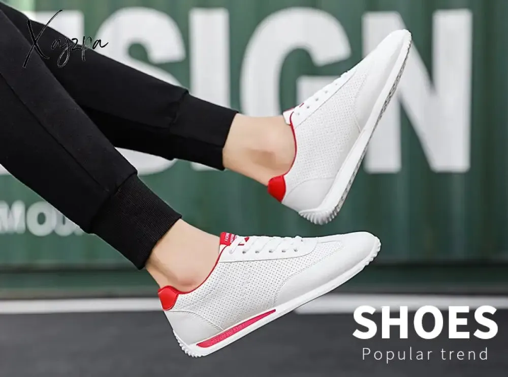 Xajzpa - White Sneakers Shoes Men Comfortable Walking Shoes For Men Summer Women Casual Running Sport Vulcanized Sneakers Men