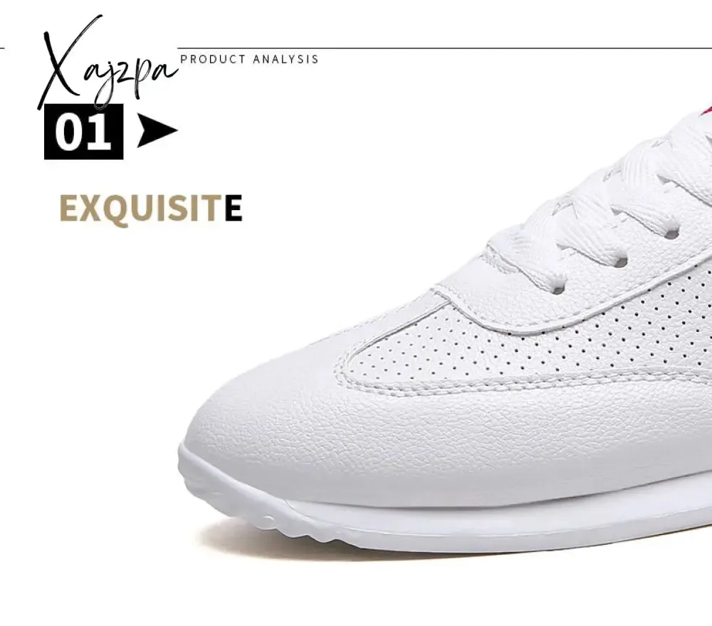 Xajzpa - White Sneakers Shoes Men Comfortable Walking Shoes For Men Summer Women Casual Running Sport Vulcanized Sneakers Men