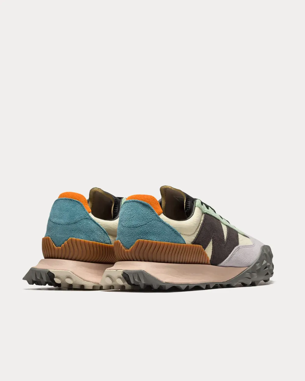 XC-72 Bone with Black Low Top Sneakers