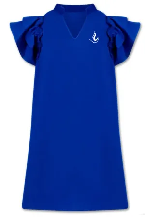 Zeta Regal Ruffle Pocket Dress